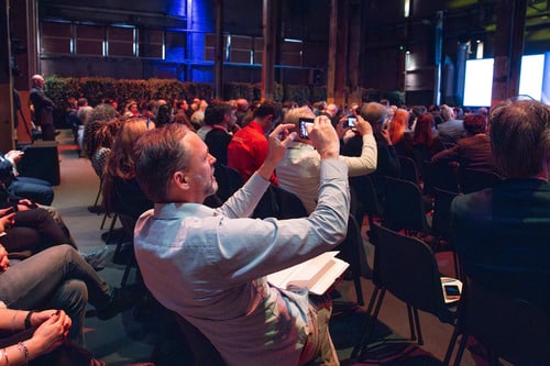 Attendees at energy conference